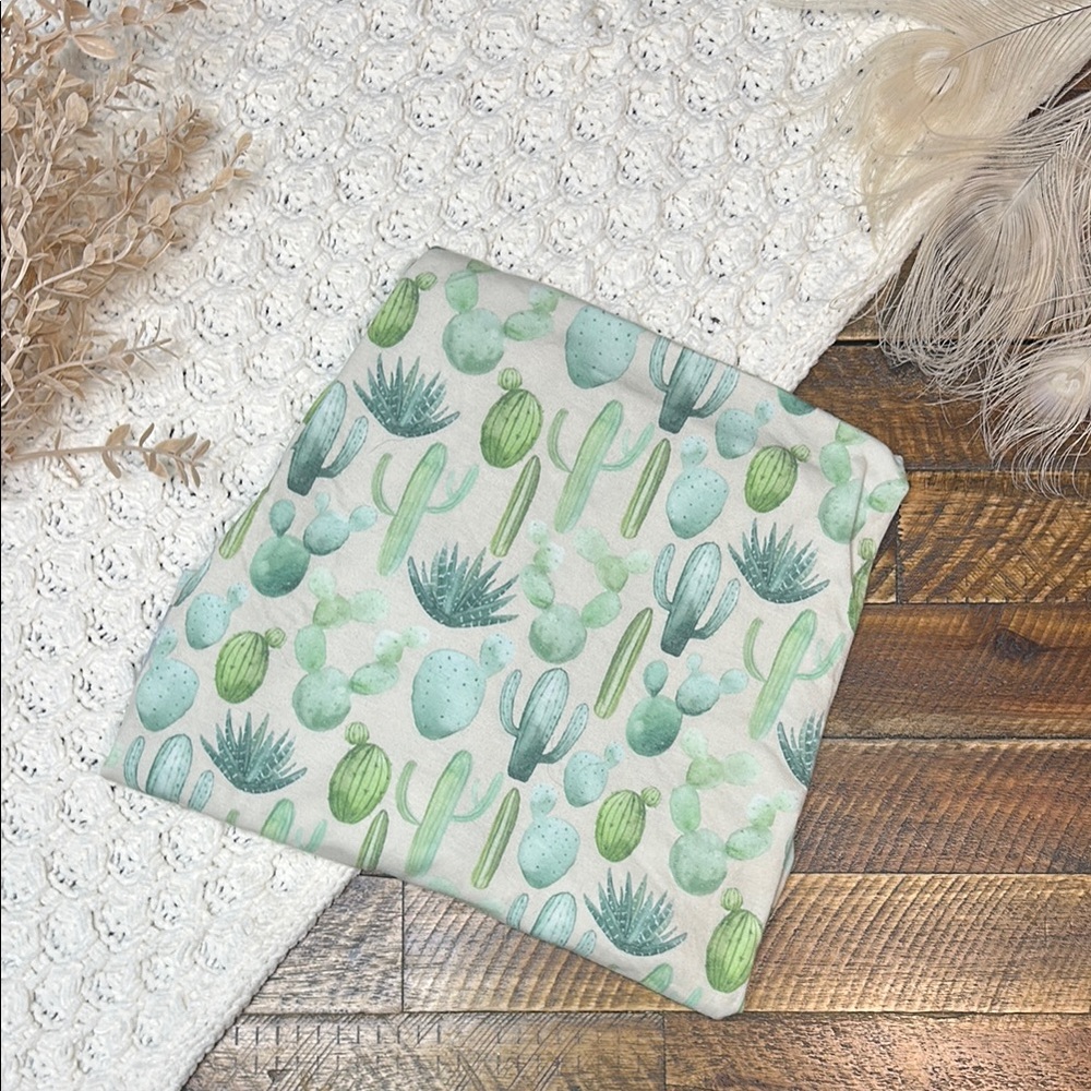 Multi Use Nursing & Carseat Cover- CACTUS 🌵 Print/ Copper Pearl Baby Brand